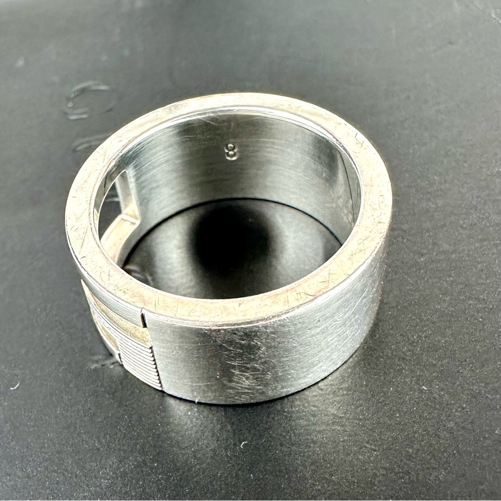 GUCCI Silver 925 Ring size 47 or 4.25 - Picture 6 of 13